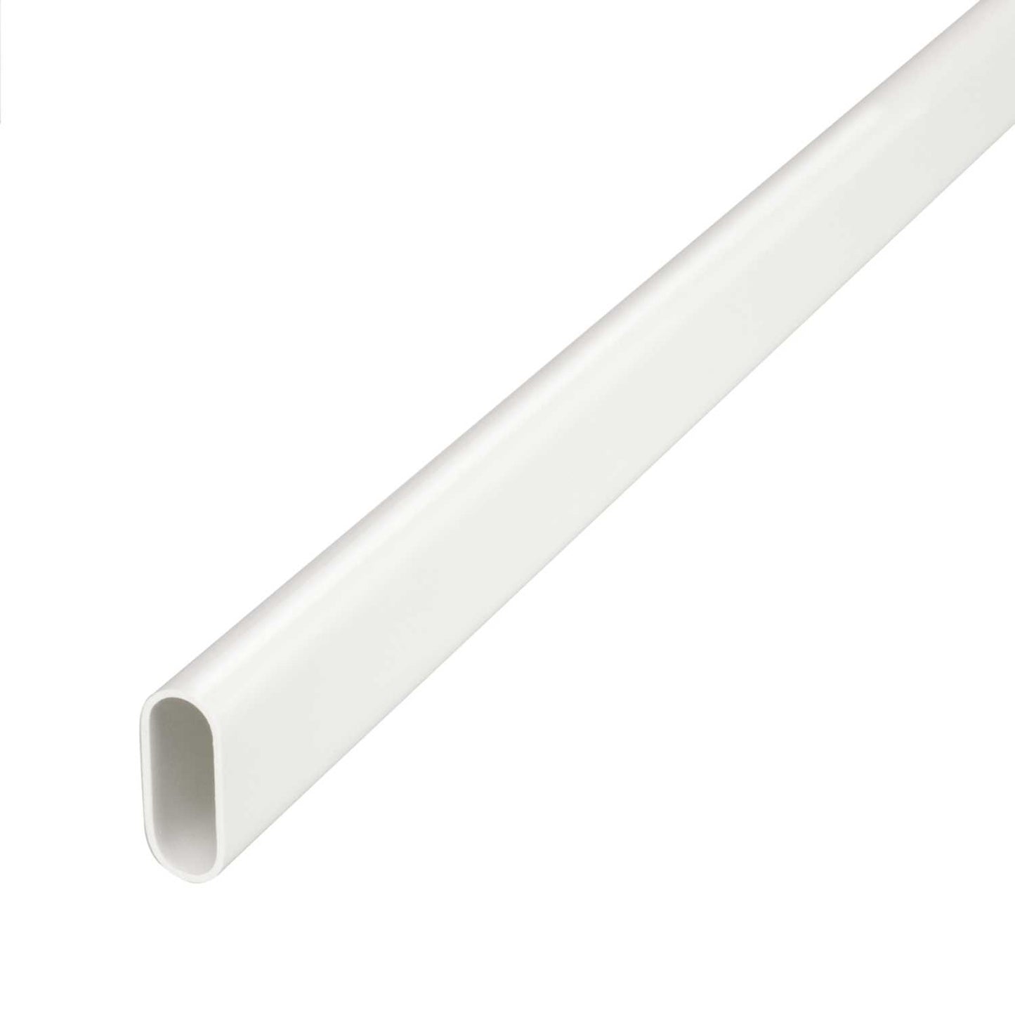 Centaur 38mm PVC Oval Conduit White (3m Length)
