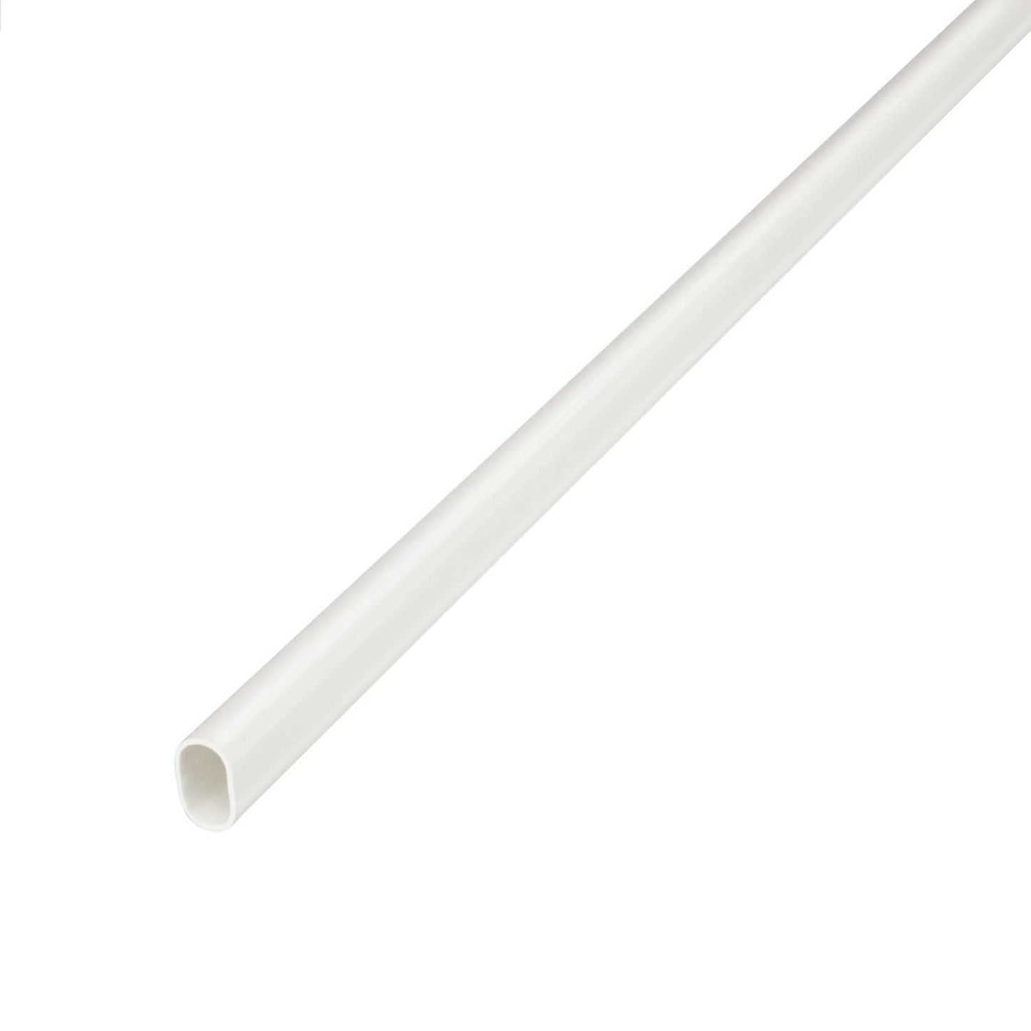 Centaur 16mm PVC Oval Conduit White (3m Length)