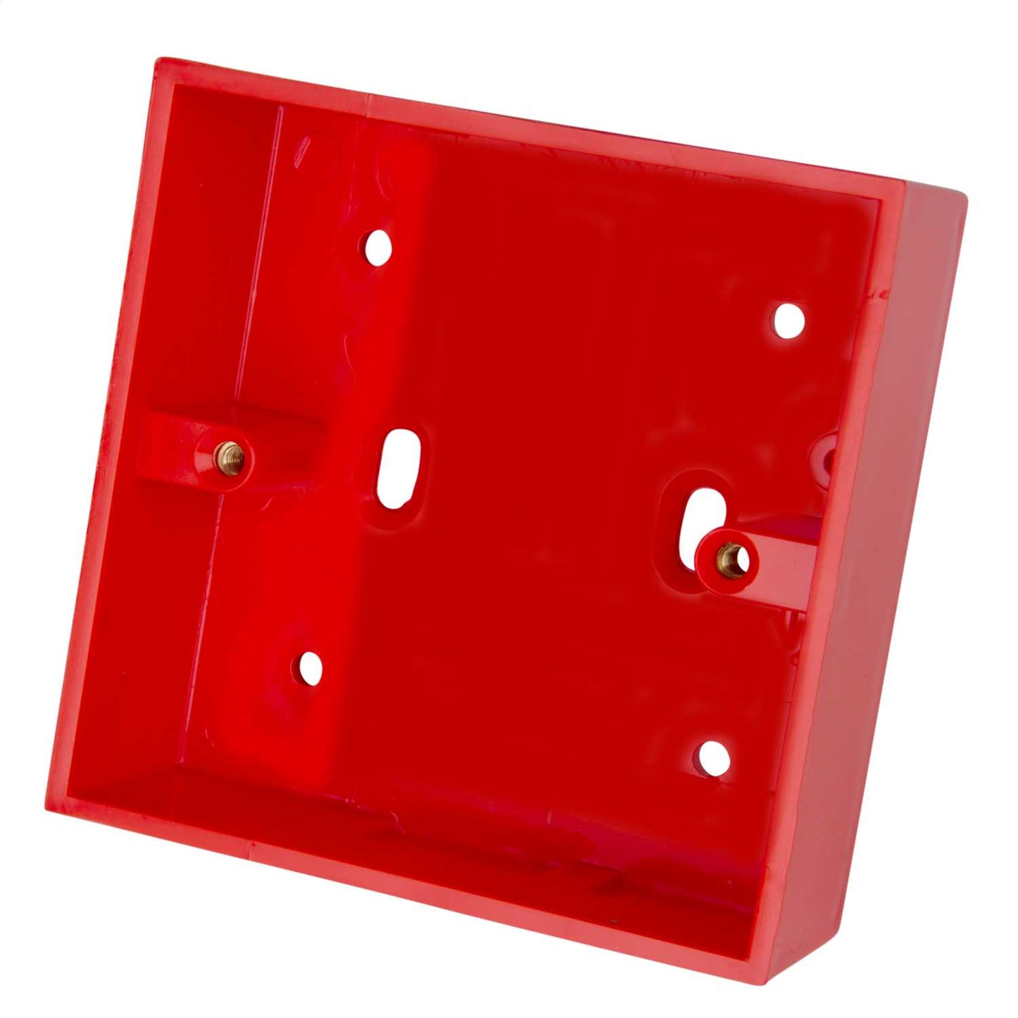 Centaur 1 Gang 32mm PVC Surface Box Square Corners Red