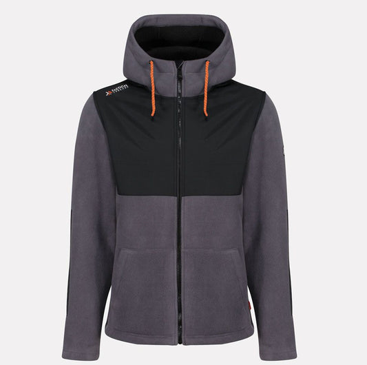 Regatta TRF664 Garrison Winter Hoodie Iron/Black Large