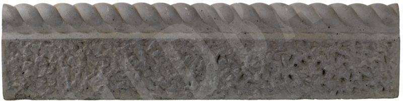 BRADSTONE RUSTIC ROPE TOP EDGING 150 x 50 x 600mm OLD GRANITE 21097