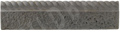 BRADSTONE RUSTIC ROPE TOP EDGING 150 x 50 x 600mm OLD GRANITE 21097