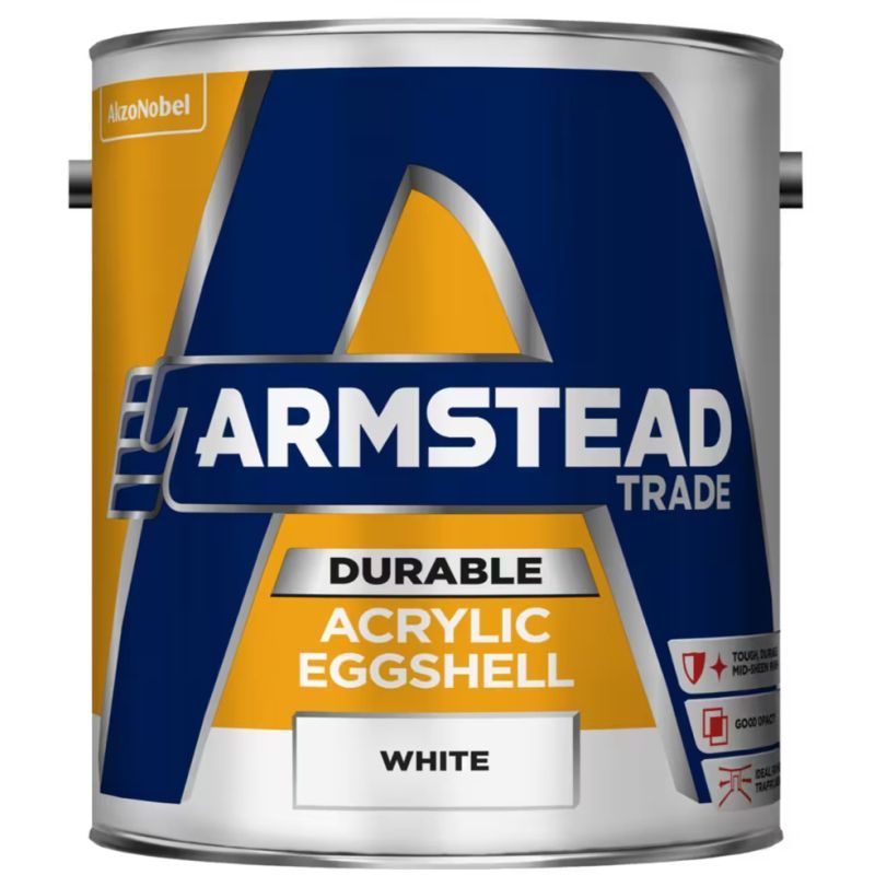 ARMSTEAD DURABLE ACRYLIC EGGSHELL READY TINT 5l CIRRUS