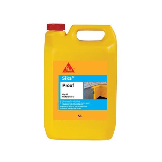 Sika Proof Liquid Waterproofer 5L SKPROOF5