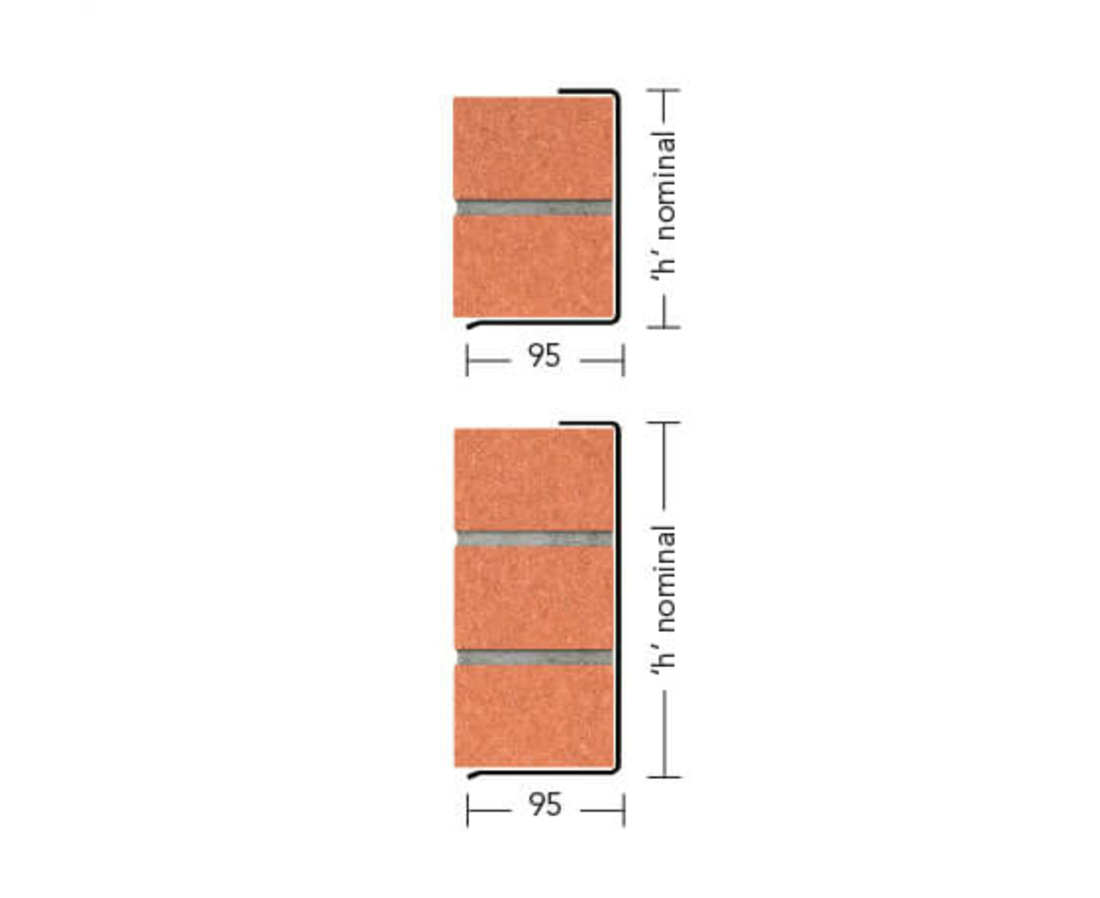 KEYSTONE S/W H/D SINGLE LEAF LINTEL SL/K 5mm 2400mm KSL524