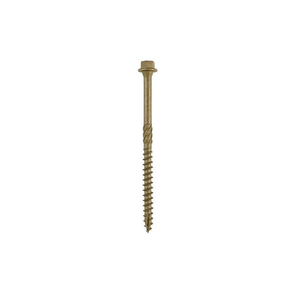 TIMCO INDEX SCREW HEX 6.7 x 100mm (BOX 50) GREEN 100IN