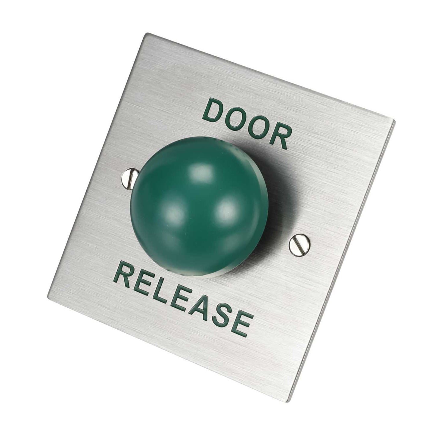 Fortessa Flush Exit Dome Panel Button Stainless Steel