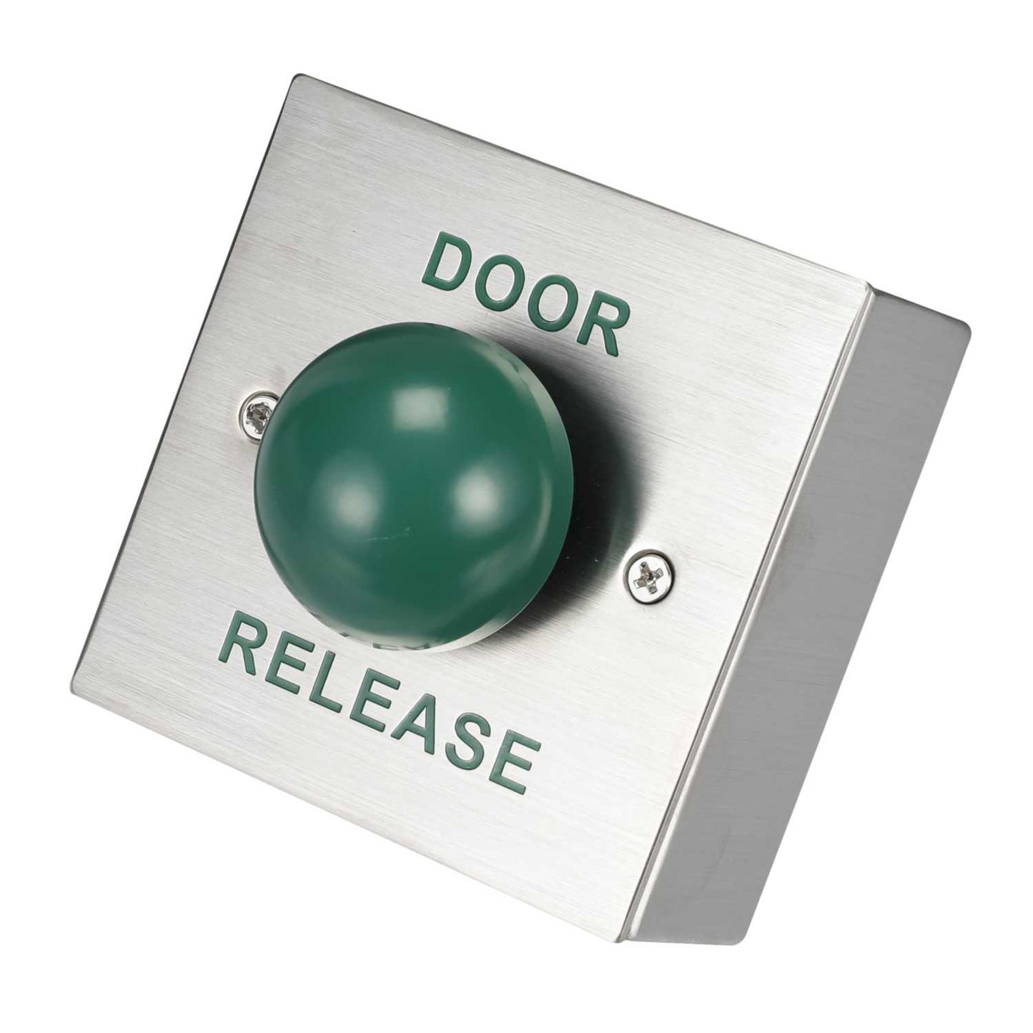 Fortessa Surface Exit Dome Panel Button Stainless Steel