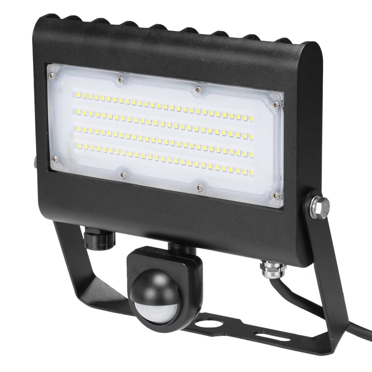Challenger 50W LED High Lumen Slimline Floodlight with PIR 5000K