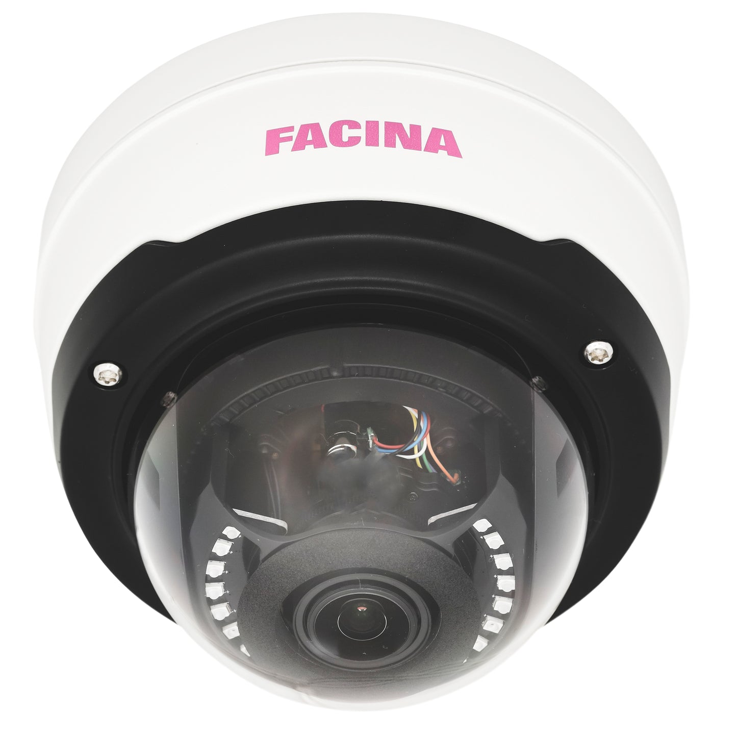 Facina 2.8 - 12mm Lens 4K IP HD Dome Camera White Vandal Resistant