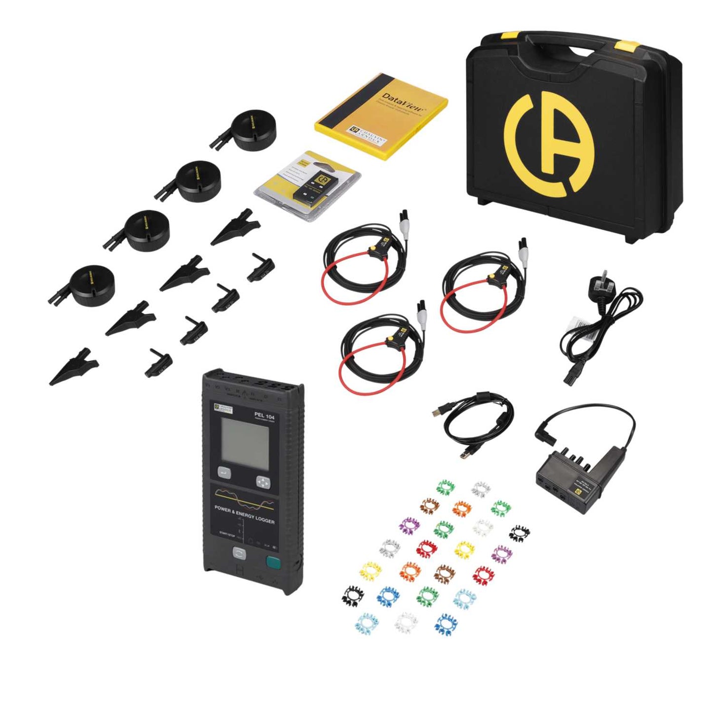 Chauvin-Arnoux PEL104 Professional Power and Energy Logger Kit