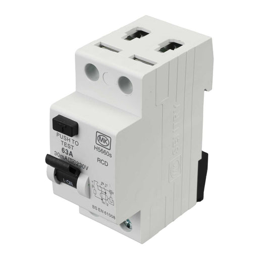 MK Sentry 63A 2 Pole 30mA Type A RCD