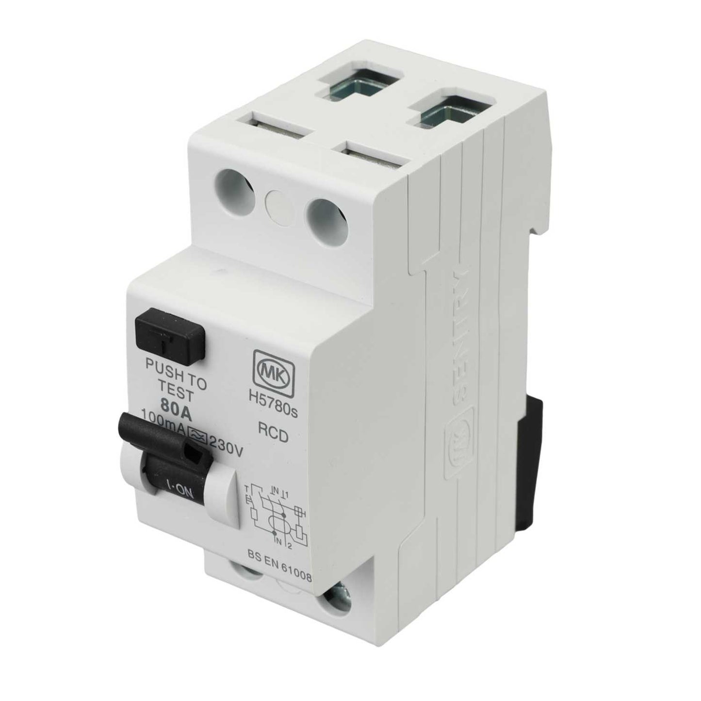 MK Sentry 80A 2 Pole 100mA Type A RCD