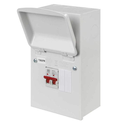 MK Sentry 4 Way 100A Isolator Incomer Metal Clad Consumer Unit