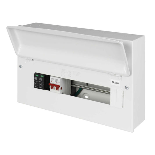 MK Sentry 16 Way 100A Isolator Incomer Metal Clad Consumer Unit with Type 2 SPD