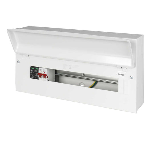 MK Sentry 21 Way 100A Isolator Incomer Metal Clad Consumer Unit with Type 2 SPD