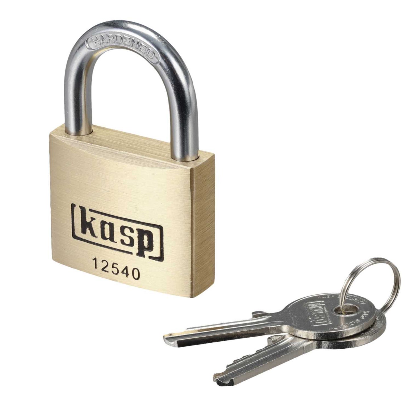 Kasp 40mm Padlock Brass