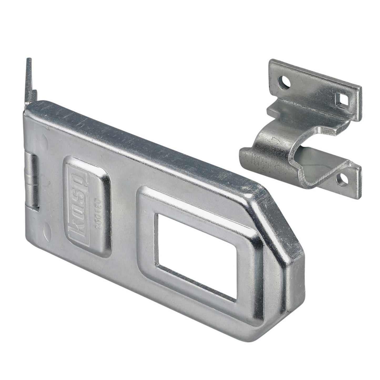 Kasp 120mm Disc Lock Hasp and Staples Stainless Steel
