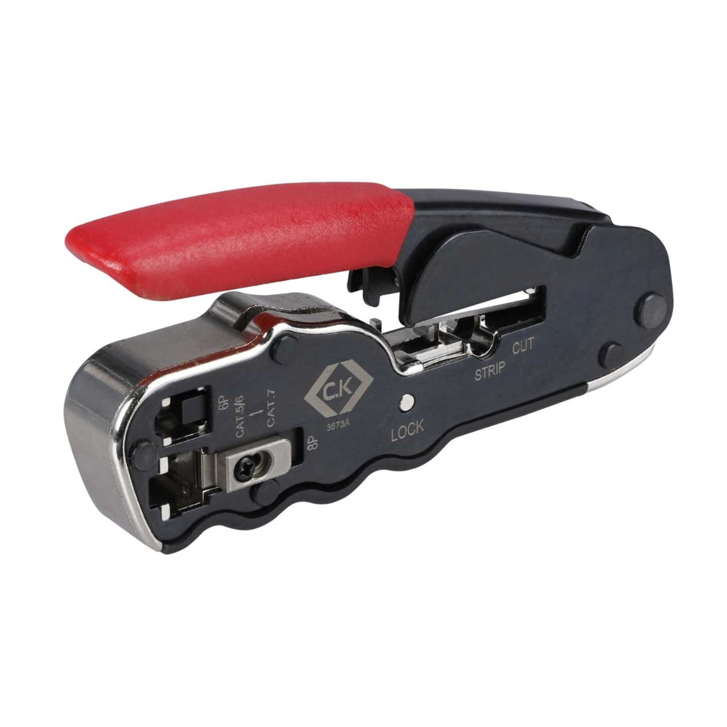 CK Compact Pass Through Crimper for RJ45 / RJ11 Modular Plugs