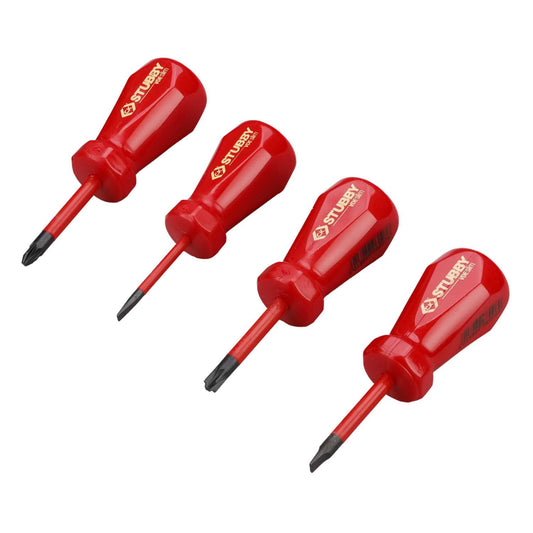CK 4 Piece Stubby Screwdriver Set