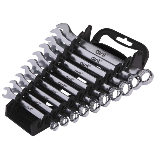 Avit 10 Piece Metric Combination Spanner Set