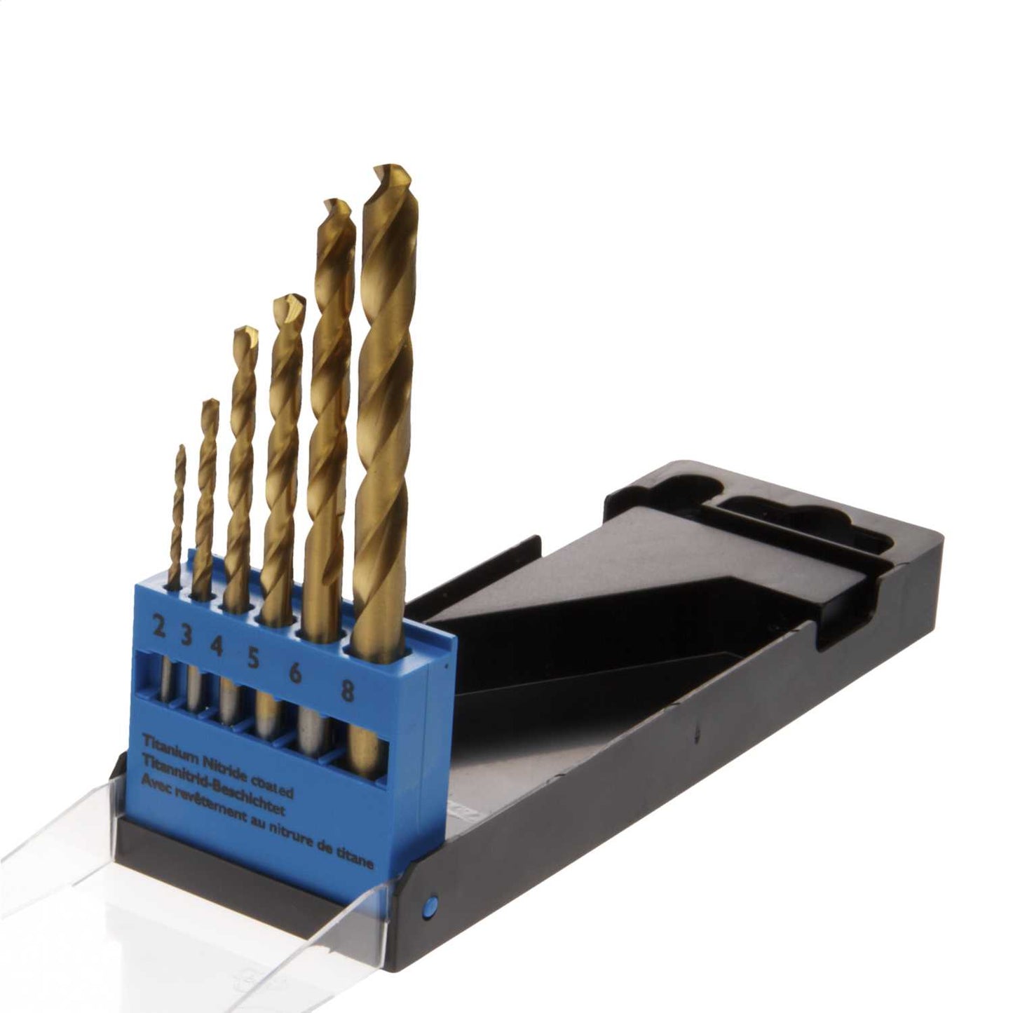 CK High Speed Steel Titanium Nitride Coated Metal Drill Bit 6 Piece Set