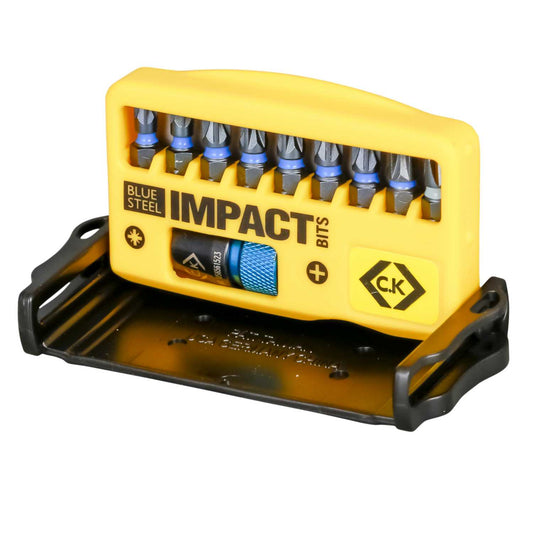 CK PZ / PH Blue Steel Impact Bits (Set of 10)