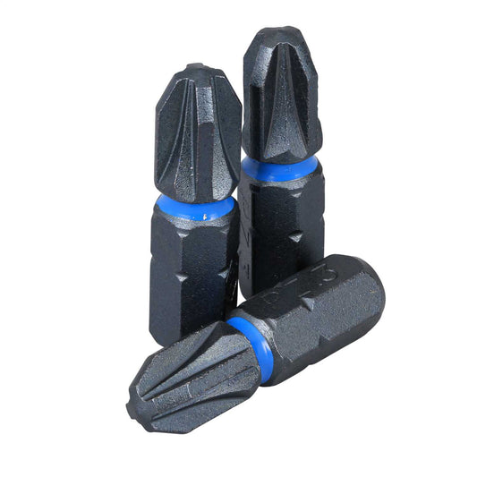 CK 25mm PZ3 Screwdriver Bits (Pack of 3)