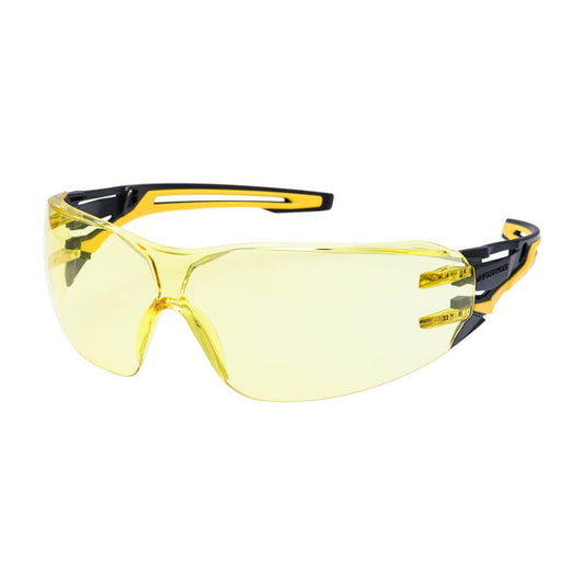 Anthracite Wraparound Safety Glasses, , R, Amber