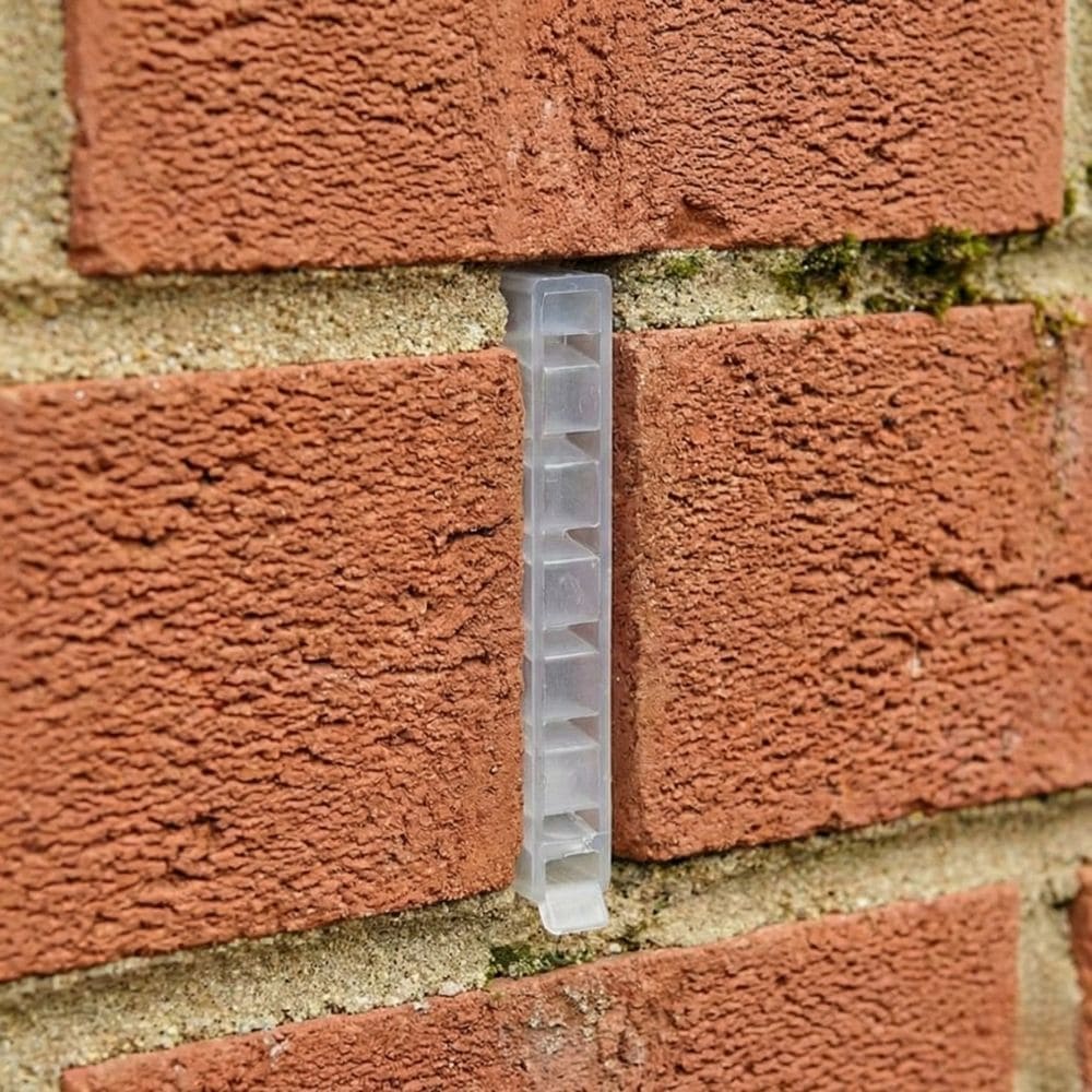 10mm x 65mm Cavity Wall Brick Weep Vent Clear