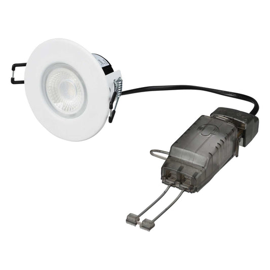 Collingwood H2 Lite 4.3W LED Fire Rated Dimmable Downlight Matt White 4000K
