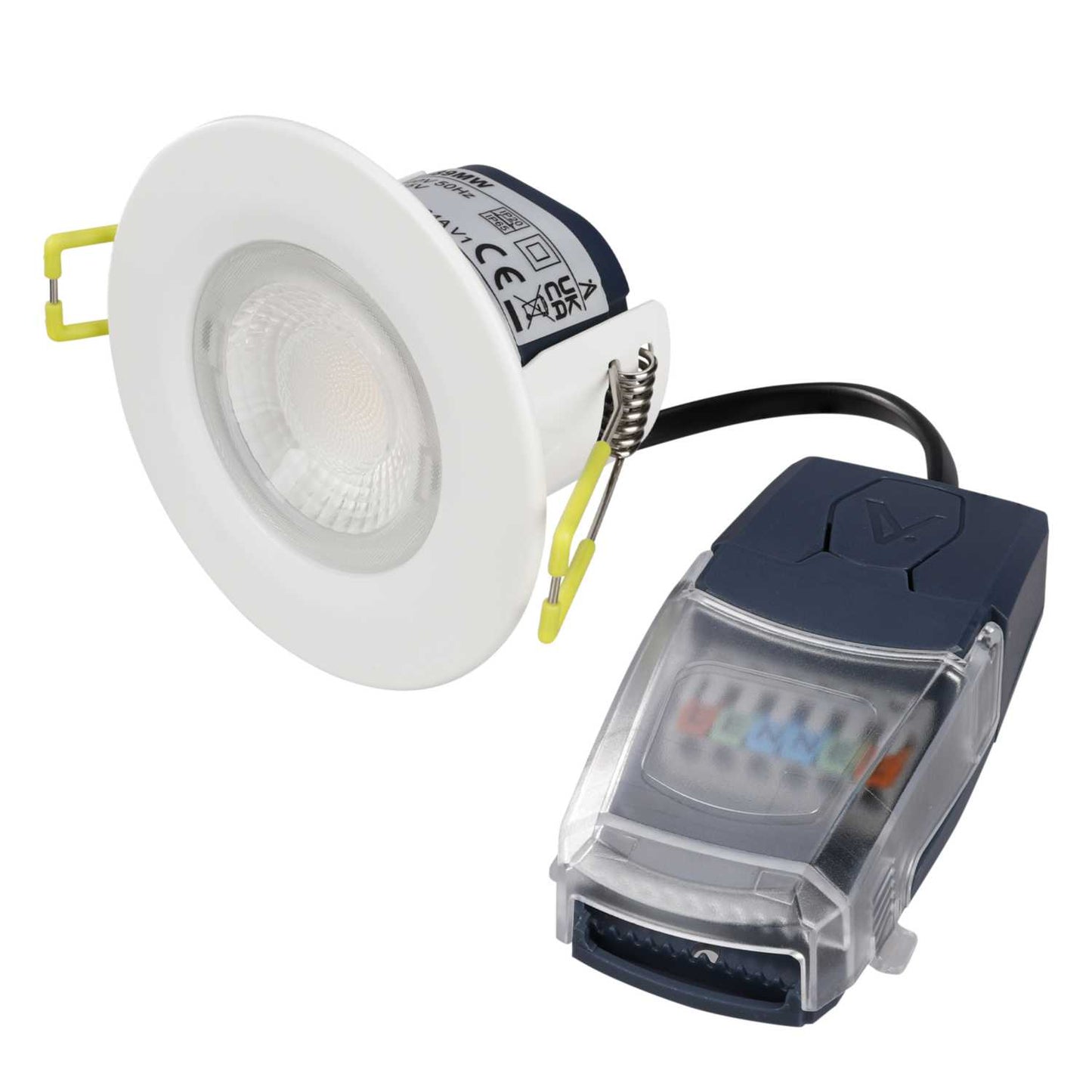 Collingwood H2 Lite Select 5W LED Fire Rated Dimmable Tri-Colour Downlight Matt White