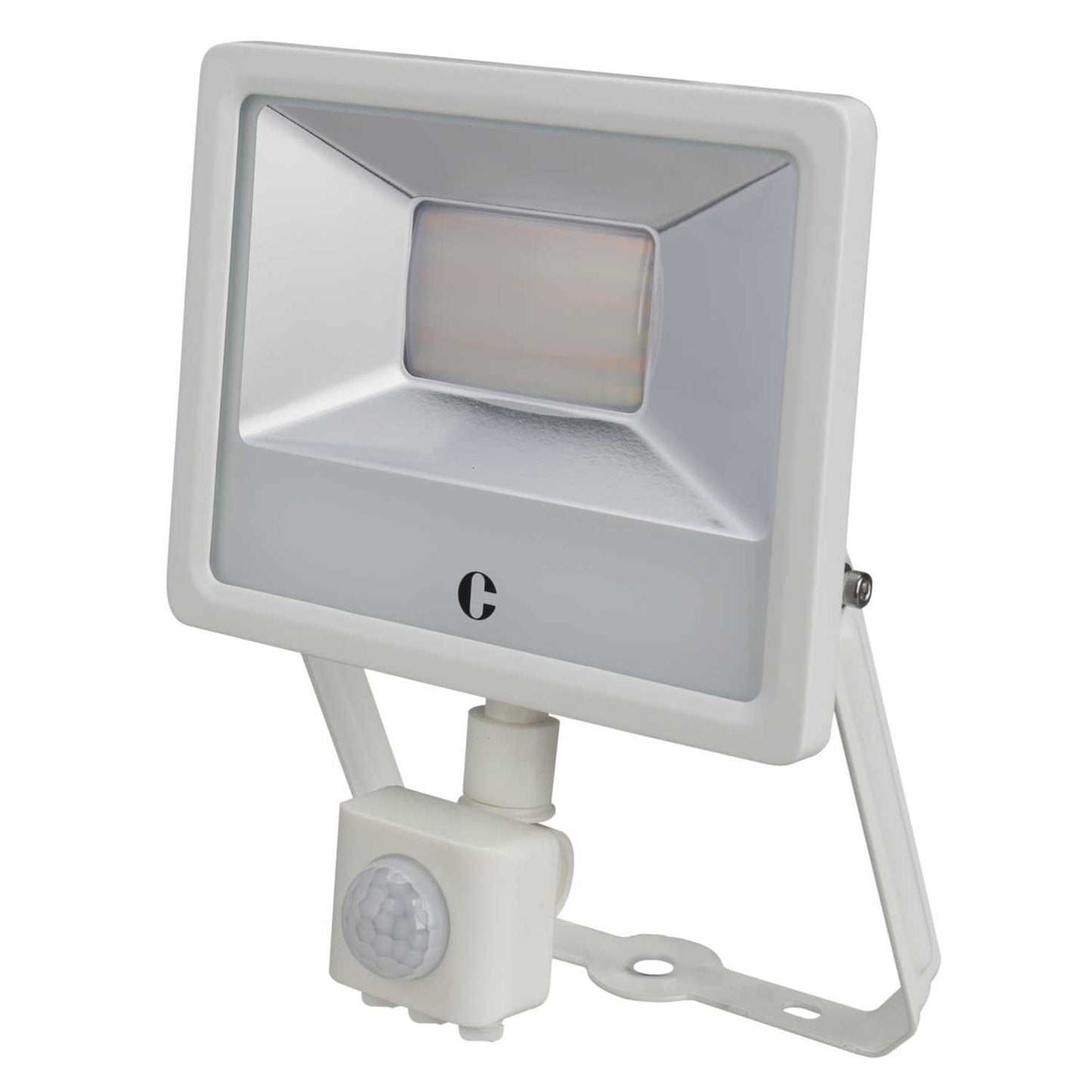 Collingwood 30W LED Tri-Colour Floodlight with PIR White