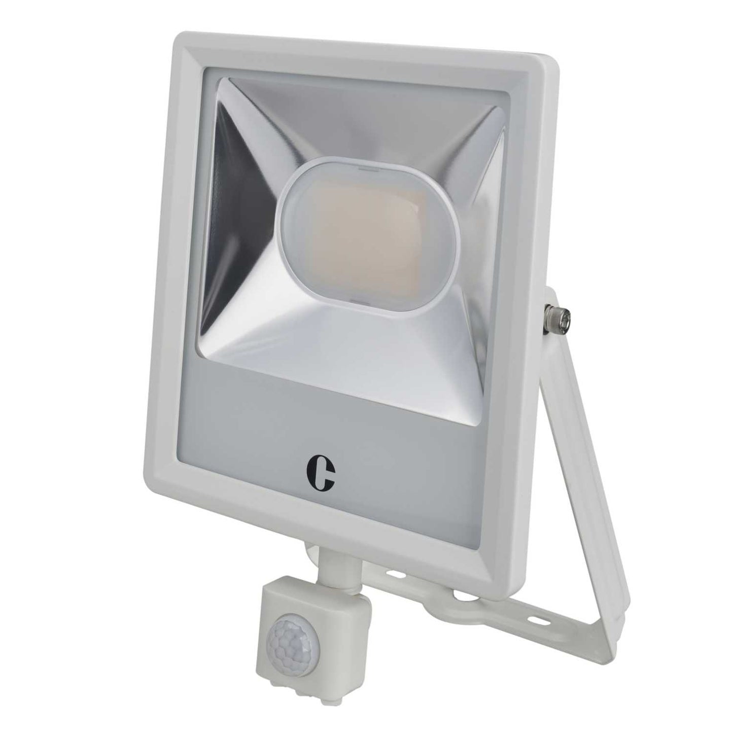 Collingwood 50W LED Tri-Colour Floodlight with PIR White