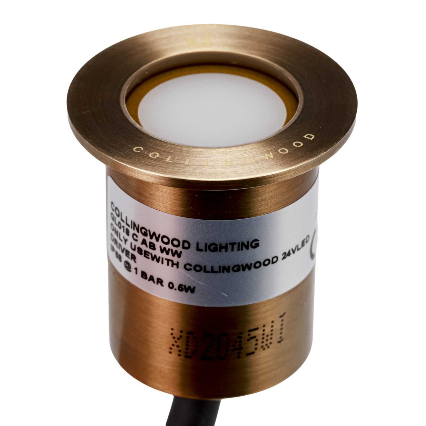 Collingwood 0.4W LED Ground Light Antique Brass 3000K