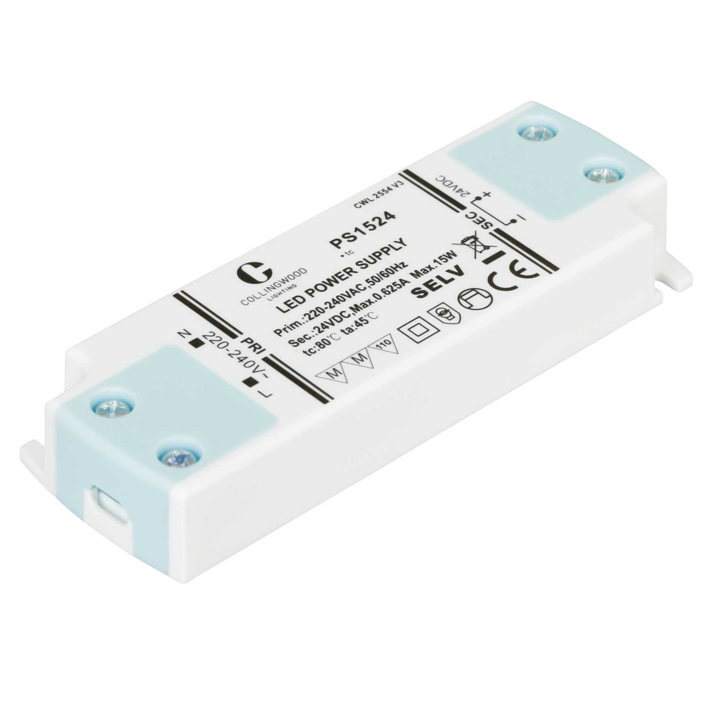 Collingwood 15W 24V IP20 LED Driver