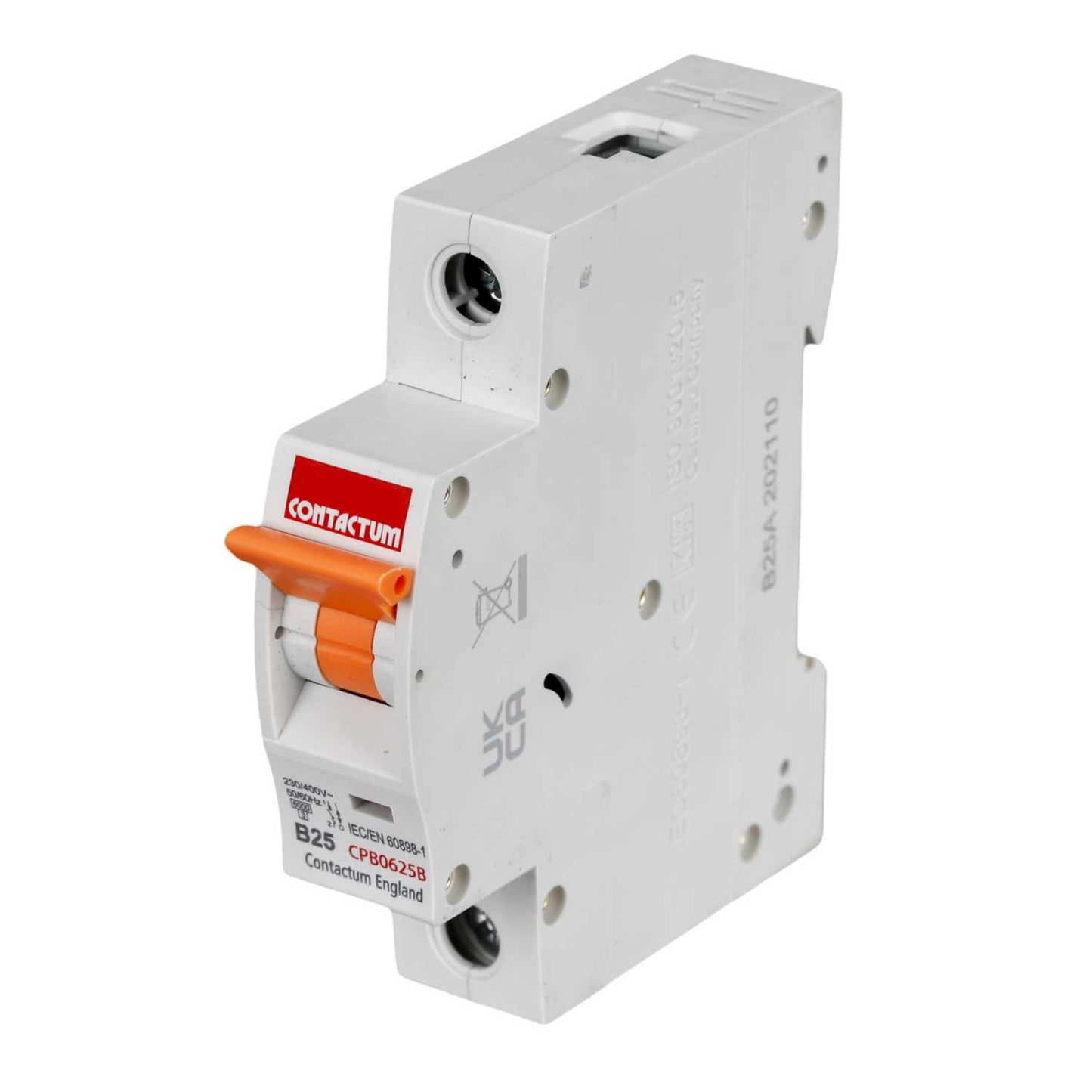Contactum 25A Single Pole 6kA B Curve MCB