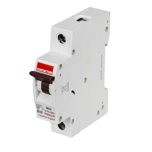 Contactum 32A Single Pole 6kA B Curve MCB