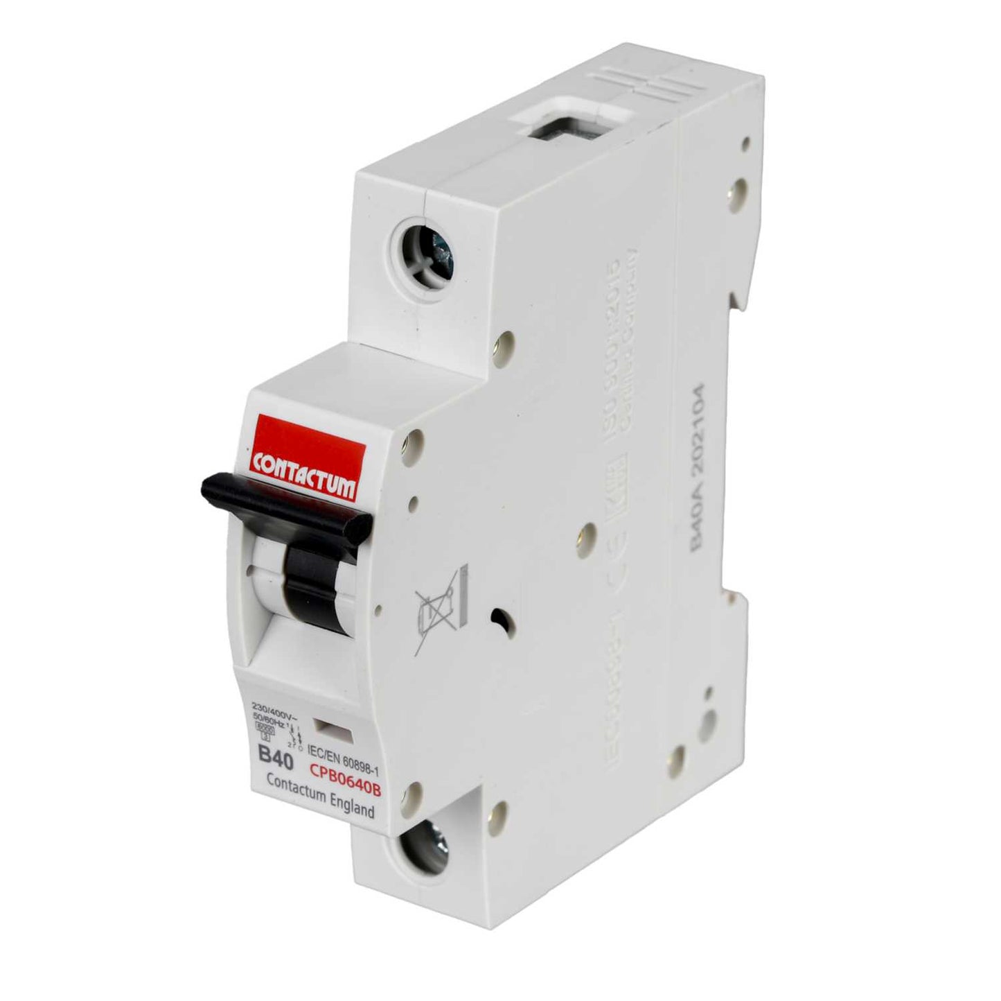 Contactum 40A Single Pole 6kA B Curve MCB