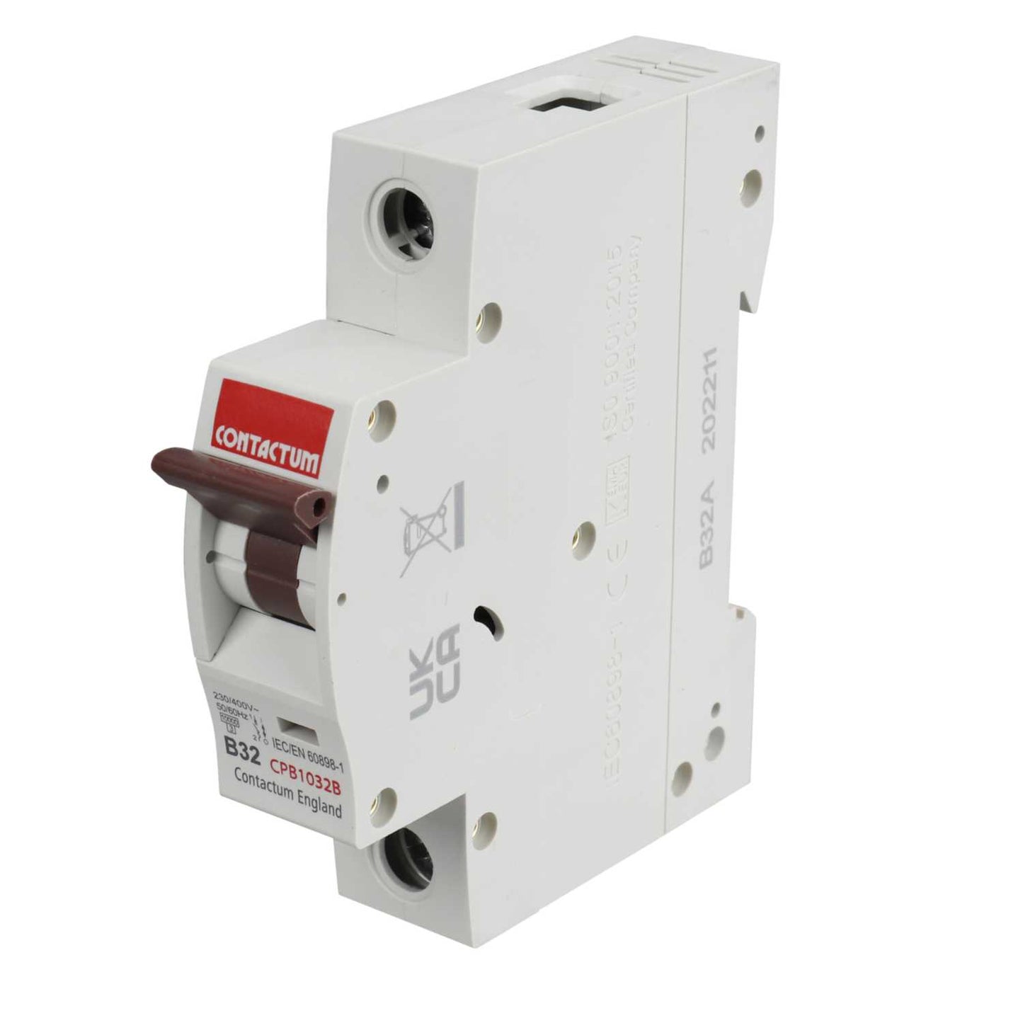 Contactum 32A Single Pole 10kA B Curve MCB