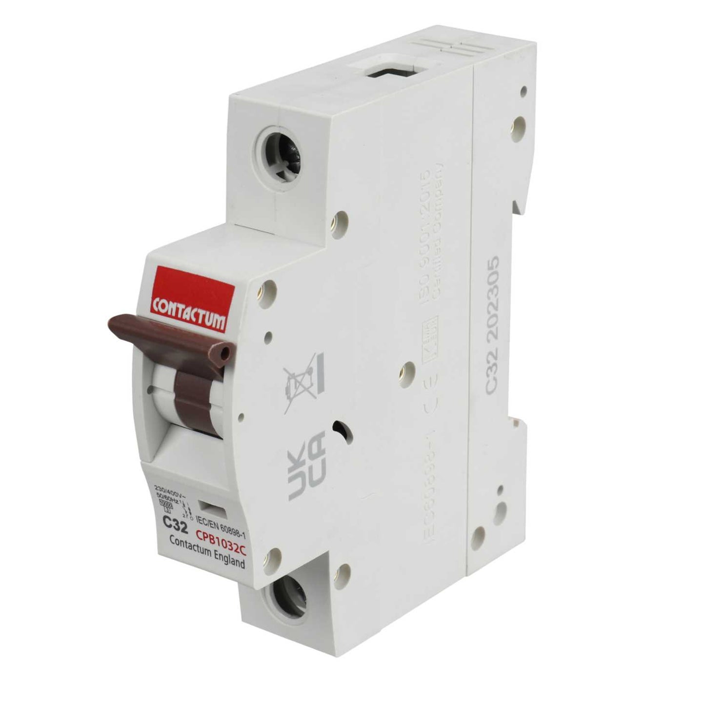 Contactum 32A Single Pole 10kA C Curve MCB