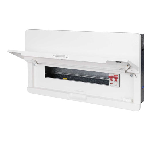 Contactum 16 Way 100A Isolator Incomer Flush Metal Clad Consumer Unit