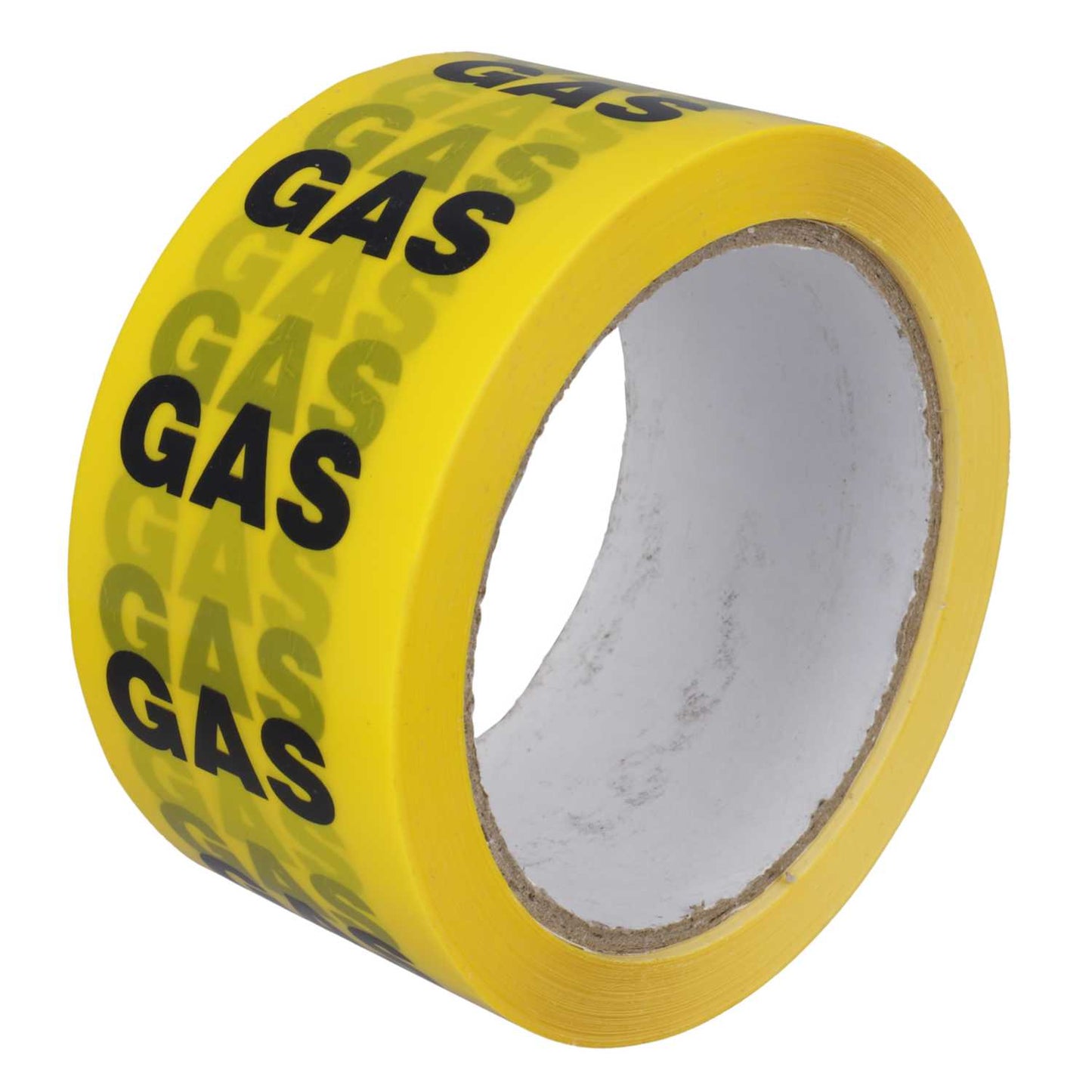 Yellow Adhesive Tape 'Gas'