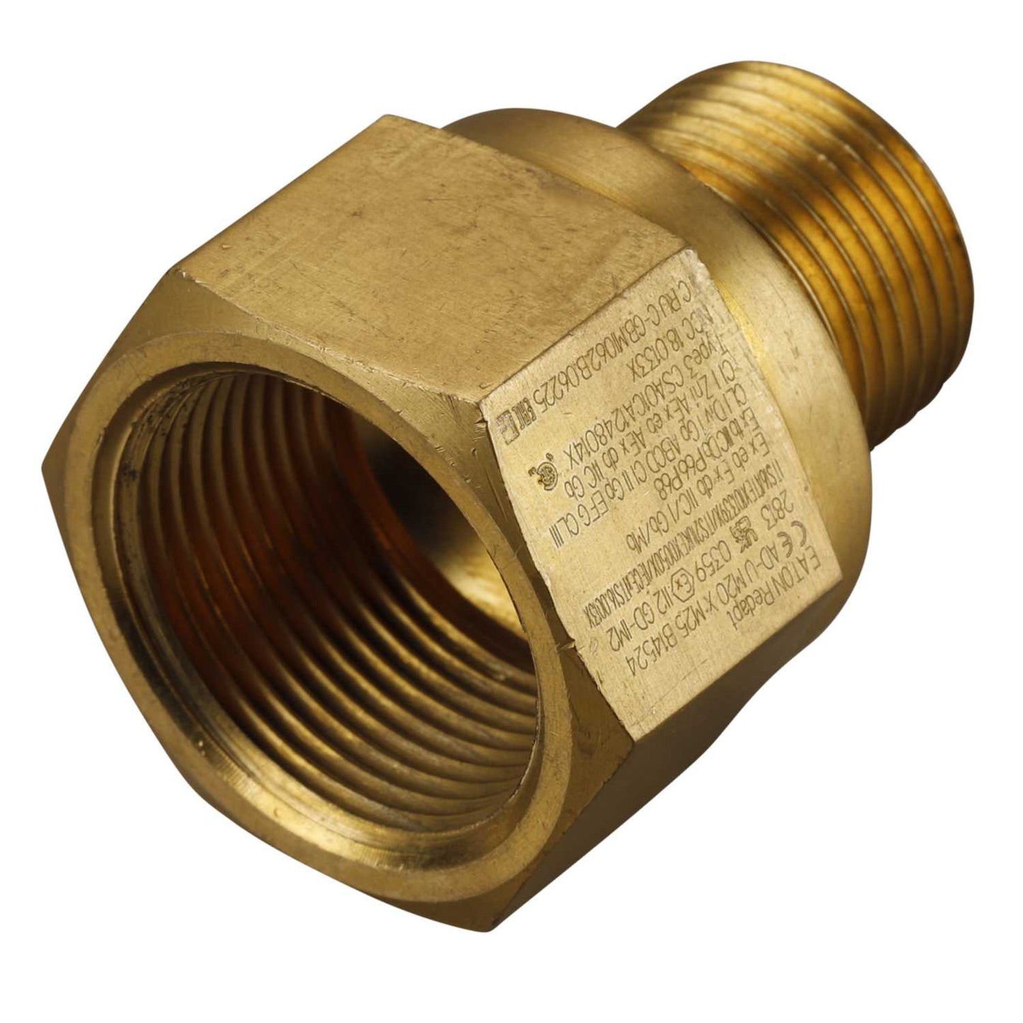 M20 Male x M25 Female EXD / EXE Brass Adaptor (Sold in 1's)