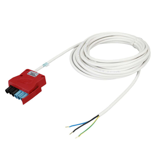 CP Electronics Legrand Vitesse 8m 3 Core Emergency Luminaire Lead Red Plug Black / Blue Coded