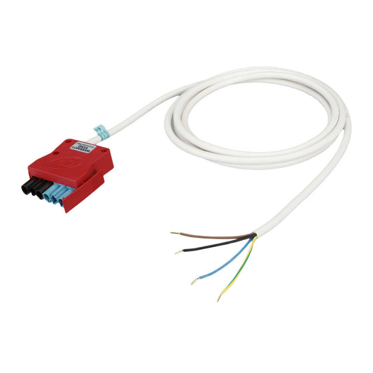 CP Electronics Legrand Vitesse 3m 4 Core Luminaire Lead Red Plug Black / Blue Coded