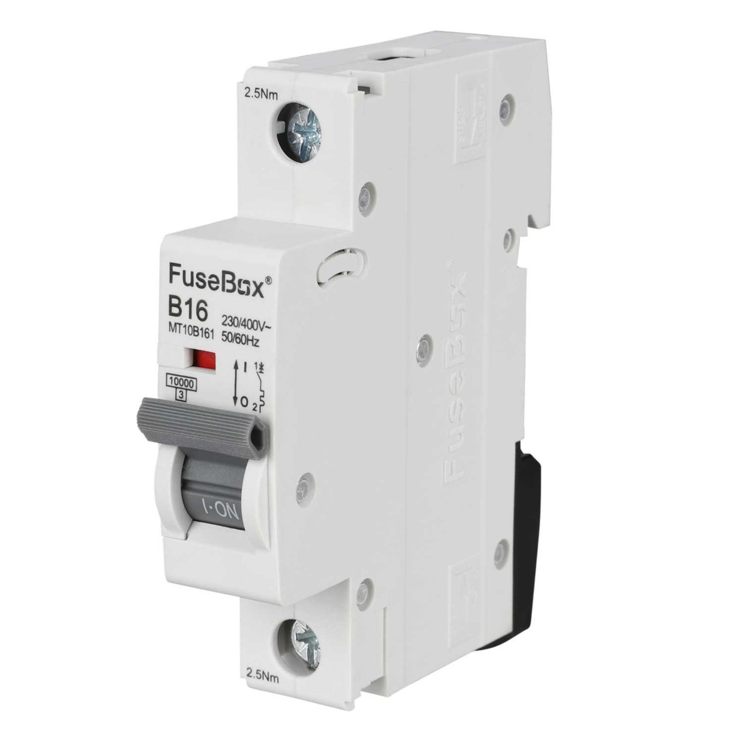 Fusebox 16A Single Pole 10kA B Curve MCB
