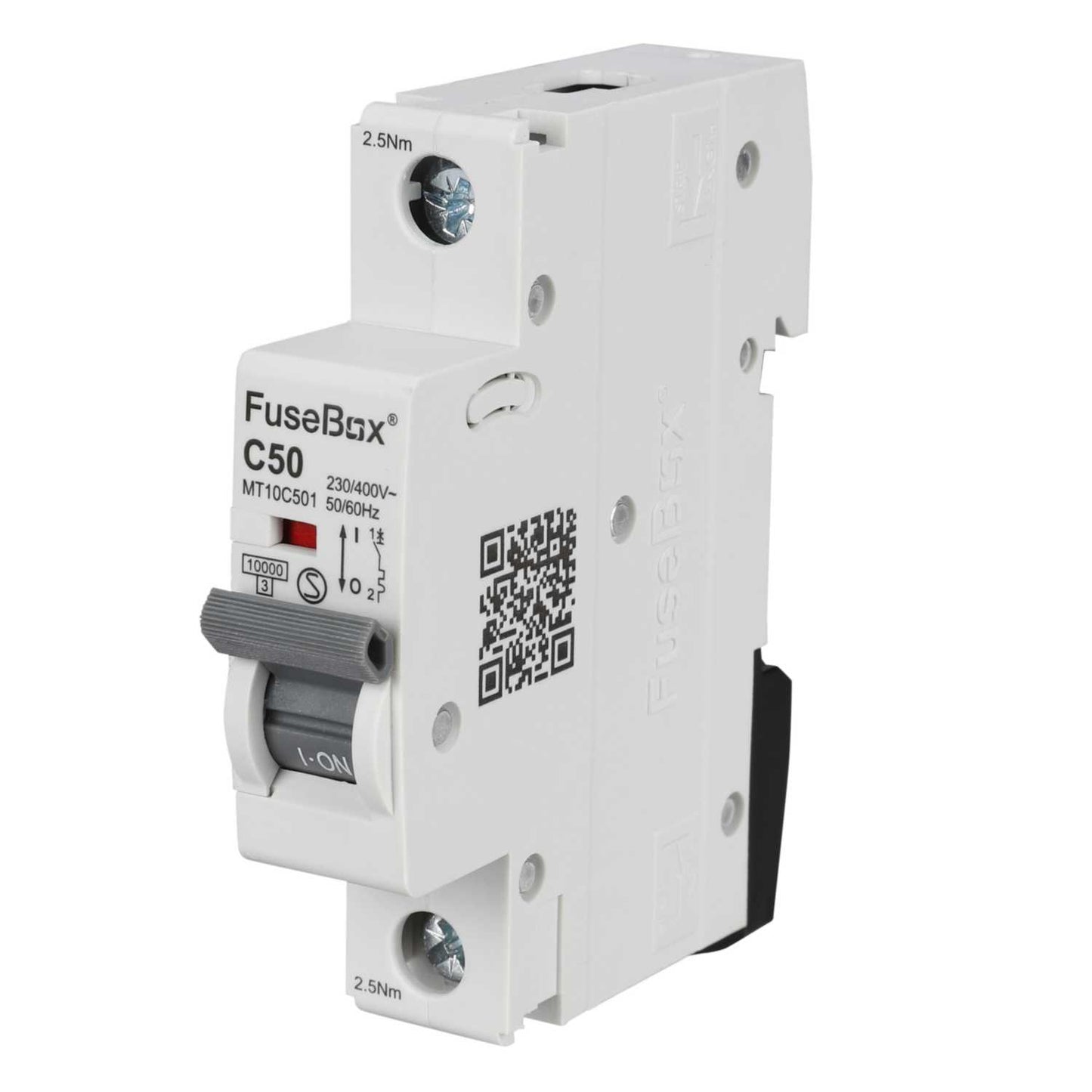 Fusebox 50A Single Pole 10kA C Curve MCB