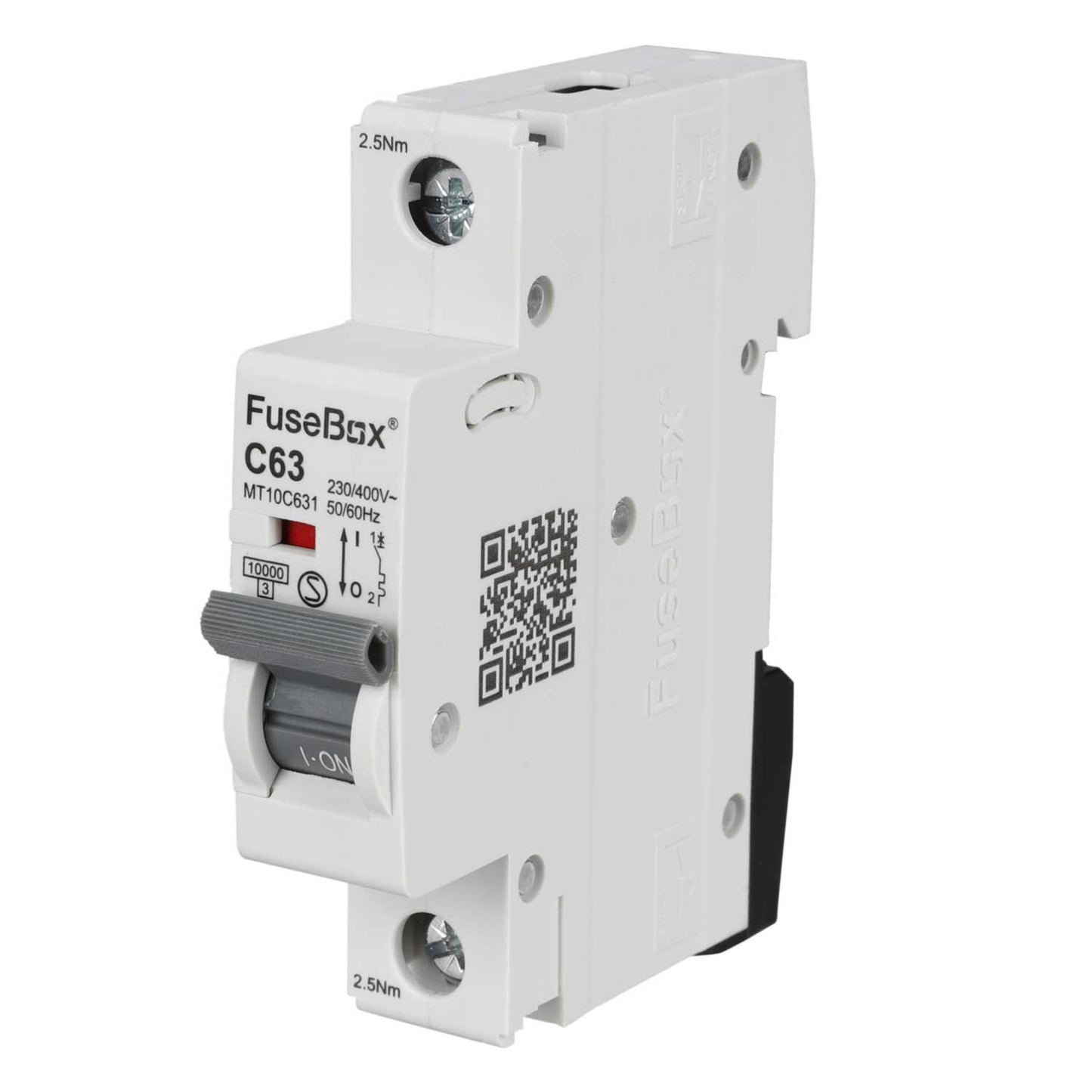 Fusebox 63A Single Pole 10kA C Curve MCB