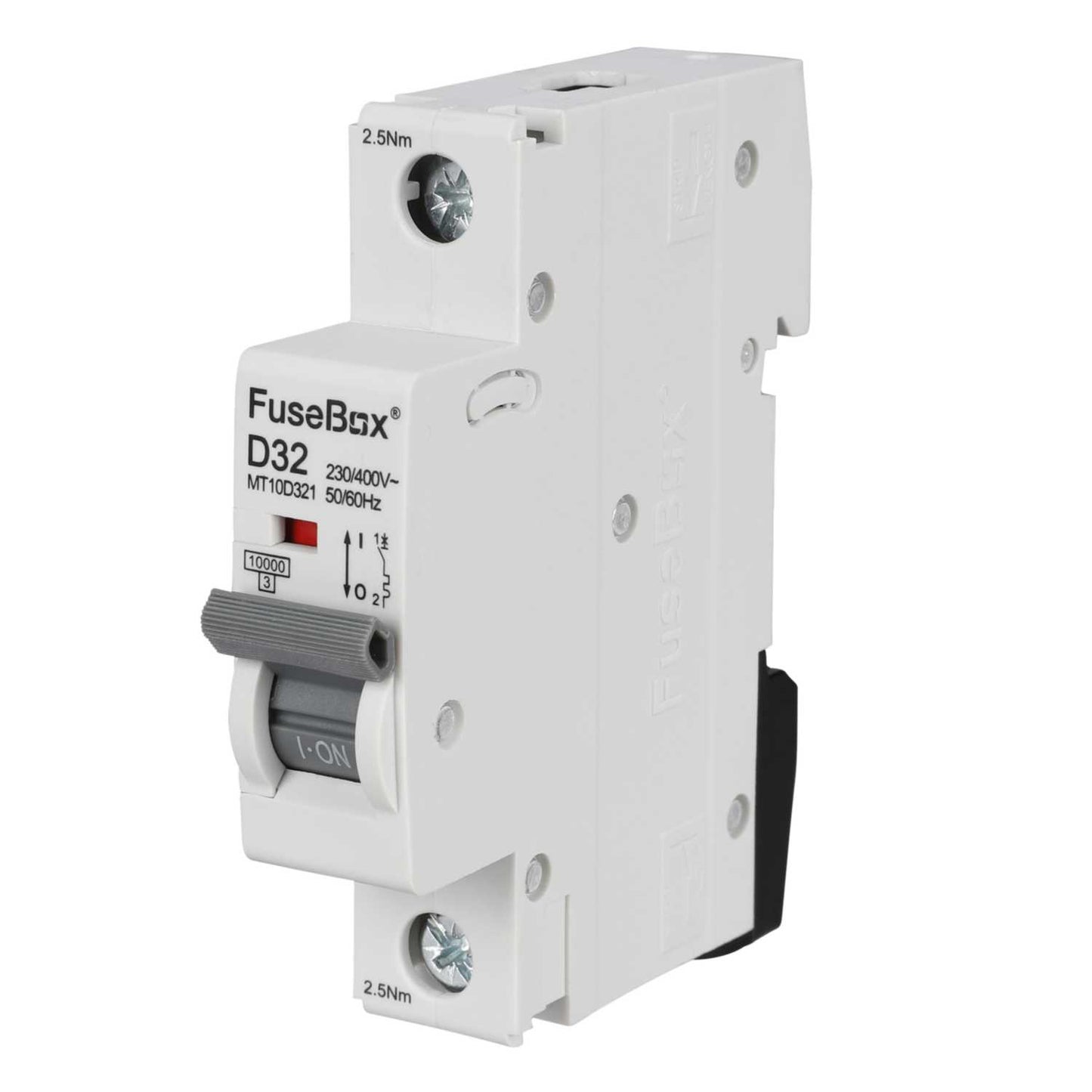 Fusebox 32A Single Pole 10kA D Curve MCB